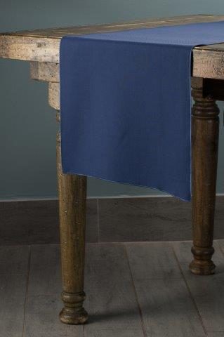 Classic Solid Navy table runner